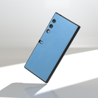 For Honor V Purse Arashi Texture PU Phone Case(Sky Blue)