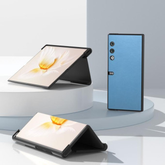 For Honor V Purse Arashi Texture PU Phone Case(Sky Blue)