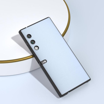 For Honor V Purse Eco Texture PU Phone Case(Light Blue)