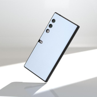 For Honor V Purse Eco Texture PU Phone Case(Light Blue)