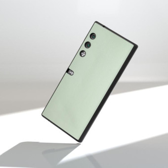 For Honor V Purse Eco Texture PU Phone Case(Light Green)