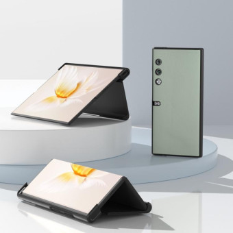 For Honor V Purse Eco Texture PU Phone Case(Light Green)