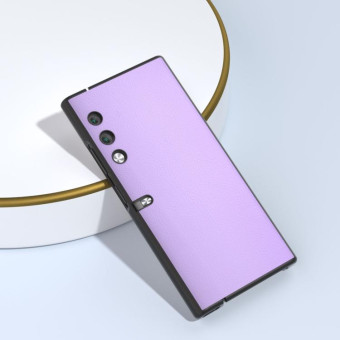 For Honor V Purse Eco Texture PU Phone Case(Purple)