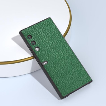 For Honor V Purse Genuine Leather Litchi Texture Phone Case(Green)