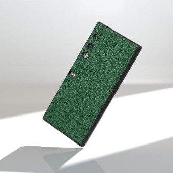 For Honor V Purse Genuine Leather Litchi Texture Phone Case(Green)