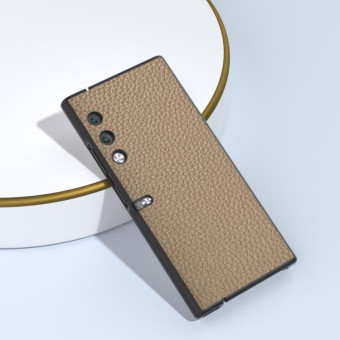 For Honor V Purse Genuine Leather Litchi Texture Phone Case(Grey)