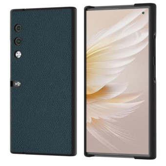 For Honor V Purse Genuine Leather + PC Litchi Texture Phone Case(Green)