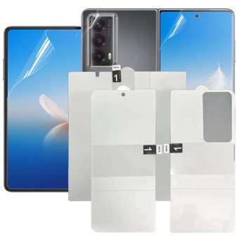 For Honor Magic Vs2 / V2 3 in 1 Full Screen Protector Explosion-proof Hydrogel Film