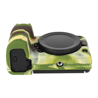 For Nikon Z 30 Soft Silicone Protective Case with Lens Cover(Camouflage)