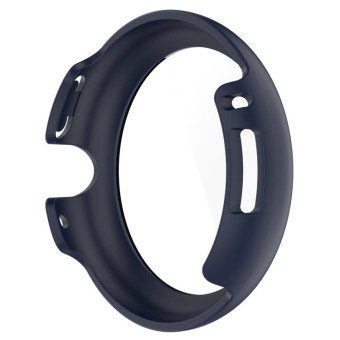 For Google Pixel Watch 2 PC + Tempered Film Integrated Watch Protective Case(Midnight Blue)