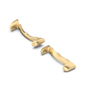 For Google Pixel Watch 2 1 Pair Stainless Steel Metal Watch Band Connector(Gold)
