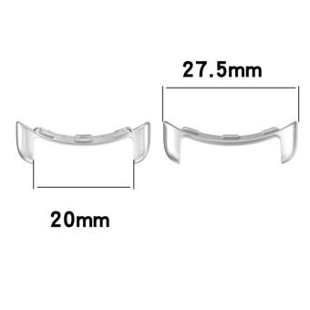 For Google Pixel Watch 2 1 Pair Stainless Steel Metal Watch Band Connector(Gold)