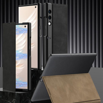 For Honor V Purse GKK Frosted Leather Fold Phone Case(Brown)