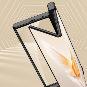 For Honor V Purse GKK Integrated Flip Electroplating TPU Case with Holder(Gold)