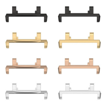 For Amazfit Active Edge A2212 1 Pair Metal Watch Band Connectors(Gold)