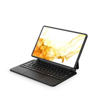 For Samsung Galaxy Tab S9 FE/S9/S8 M11P-B-S9 Magnetic Bluetooth Keyboard Leather Tablet Case(Black)
