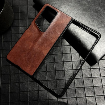 For Honor Magic V2 RSR Porsche Design Crazy Horse Pattern Folding Leather Phone Case(Red)