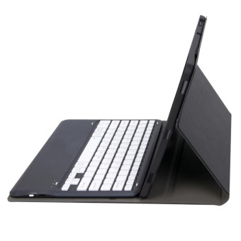 For Huawei MatePad Pro 13.2 inch 2025 AH18 Detachable Bluetooth Keyboard Leather Tablet Case(Black+White)