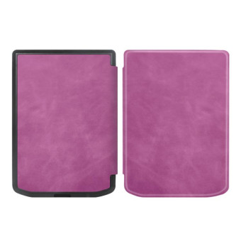 For Pocketbook Verse / Verse Pro Retro Skin-feel Leather Smart Tablet Case(Purple)