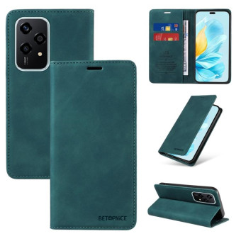 For Honor 200 Lite Global BETOPNICE Suction RFID Anti-theft Leather Phone Case(Green)