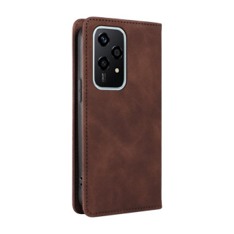 For Honor 200 Lite Global BETOPNICE Suction RFID Anti-theft Leather Phone Case(Brown)
