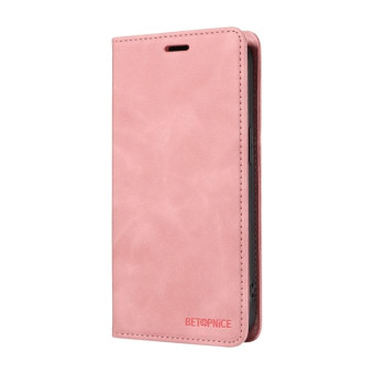 For Honor 200 Lite Global BETOPNICE Suction RFID Anti-theft Leather Phone Case(Pink)