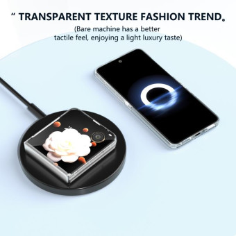 For Honor Magic V Flip Transparent PC Full Coverage Phone Case