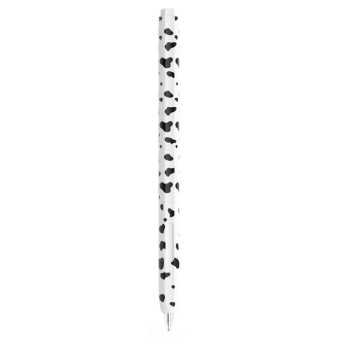 For Huawei M-Pencil 1 / 2 / 3 Cow Pattern Stylus Silicone Protective Cover(Black)