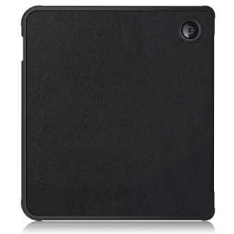 For Kobo Libra Colour 2024 Solid Color Deformation TPU Leather Smart Tablet Case(Black)