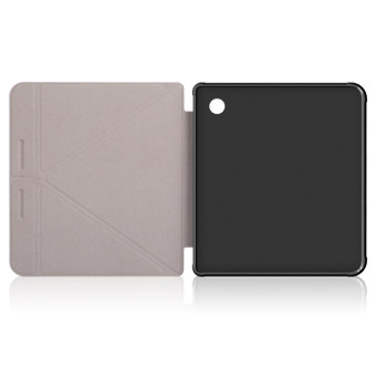 For Kobo Libra Colour 2024 Solid Color Deformation TPU Leather Smart Tablet Case(Milky Way)