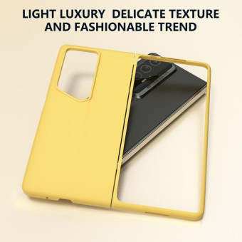 For Honor Magic V2 RSR Porsche Design Full Coverage Skin Feel PC Phone Case(Yellow)