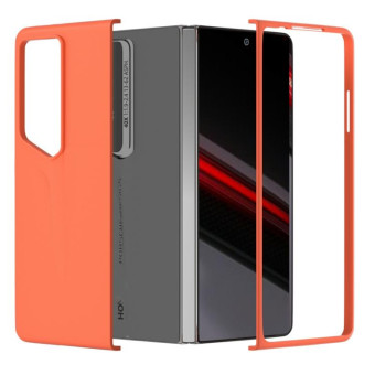 For Honor Magic V2 RSR Porsche Design Full Coverage Skin Feel PC Phone Case(Orange)