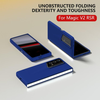 For Honor Magic V2 RSR Porsche Design Full Coverage Skin Feel PC Phone Case(Klein Blue)