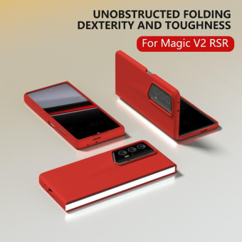 For Honor Magic V2 RSR Porsche Design Full Coverage Skin Feel PC Phone Case(Red)