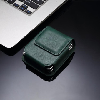 Folding Screen Mobile Phone Waist Hanging Universal Clutch Bag(Green)