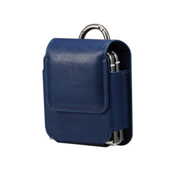 Folding Screen Mobile Phone Waist Hanging Universal Clutch Bag(Blue)