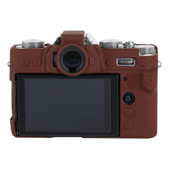 For FUJIFILM X-T30 II Soft Silicone Protective Case(Coffee)