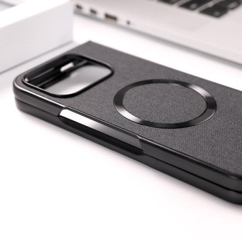 For Google Pixel 9 Pro Fold CD Magsafe Magnetic Cloth Texture Phone Case(Purple)