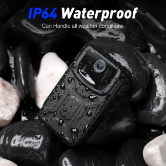 860B 1080P 140 Degree Wide Angle Wearable Portable Mini Camera(Black)