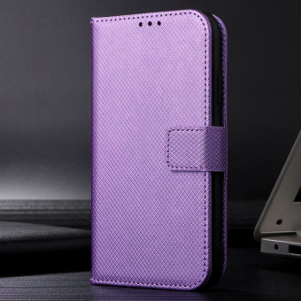 For XReal Beam Pro Diamond Texture Leather Phone Case(Purple)