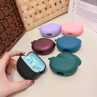 For Honor Earbuds X7 Solid Color Hard PC Frosted Bluetooth Earphone Protective Case(Wine Red)