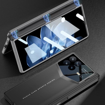 For Xiaomi Mix Fold 4 GKK Integrated Magnetic Blade Ultra-thin Full Coverage Phone Case(Black)