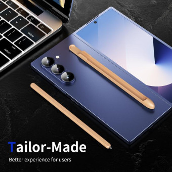 For Samsung Galaxy Z Fold6 / 5 / 4 / 3 Electromagnetic Stylus Pen with Pen Slot(Pink)