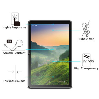 For Sigma Mobile Tab A1020 4G 10.1 9H 0.3mm Explosion-proof Tempered Glass Film