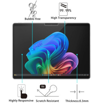 For Microsoft Surface Pro 11 13 inch 2pcs 9H 0.3mm Explosion-proof Tempered Glass Film