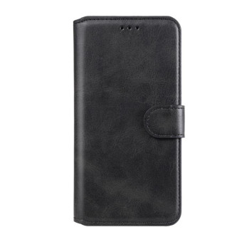 For Sony Xperia 10 II Classic Calf Texture PU + TPU Horizontal Flip Leather Case, with Holder & Card Slots & Wallet(Black)