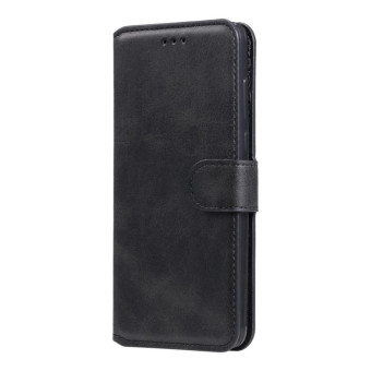 For Sony Xperia 10 II Classic Calf Texture PU + TPU Horizontal Flip Leather Case, with Holder & Card Slots & Wallet(Black)