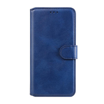 For Sony Xperia 10 II Classic Calf Texture PU + TPU Horizontal Flip Leather Case, with Holder & Card Slots & Wallet(Blue)