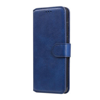 For Sony Xperia 10 II Classic Calf Texture PU + TPU Horizontal Flip Leather Case, with Holder & Card Slots & Wallet(Blue)