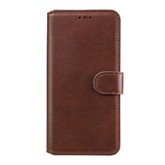 For Sony Xperia 10 II Classic Calf Texture PU + TPU Horizontal Flip Leather Case, with Holder & Card Slots & Wallet(Brown)